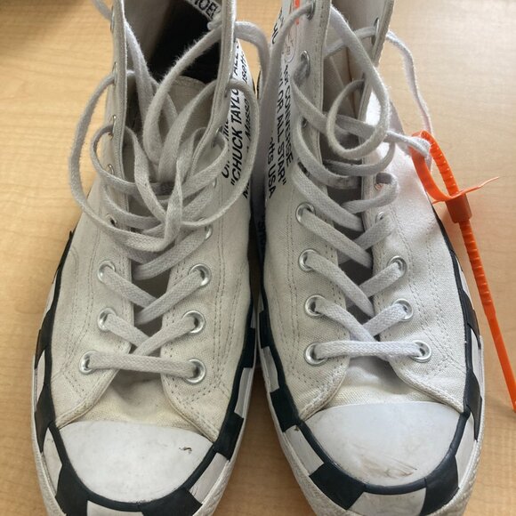 Size 11 - Converse Off-White x Chuck 70 White - Good Condition - Picture 5 of 9
